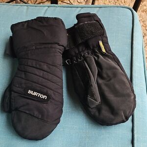 Boys Burton Insane Membrane Dry Ride Black Snowboarding Mittens XL
